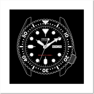 SEIKO SKX007 Posters and Art